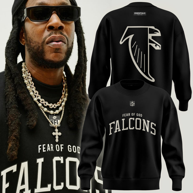 Limited Edition Fear Of God X Atlanta Falcons 2025 Sweatshirt 