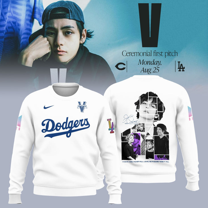 Los Angeles Dodgers X V Bts Sweatshirt