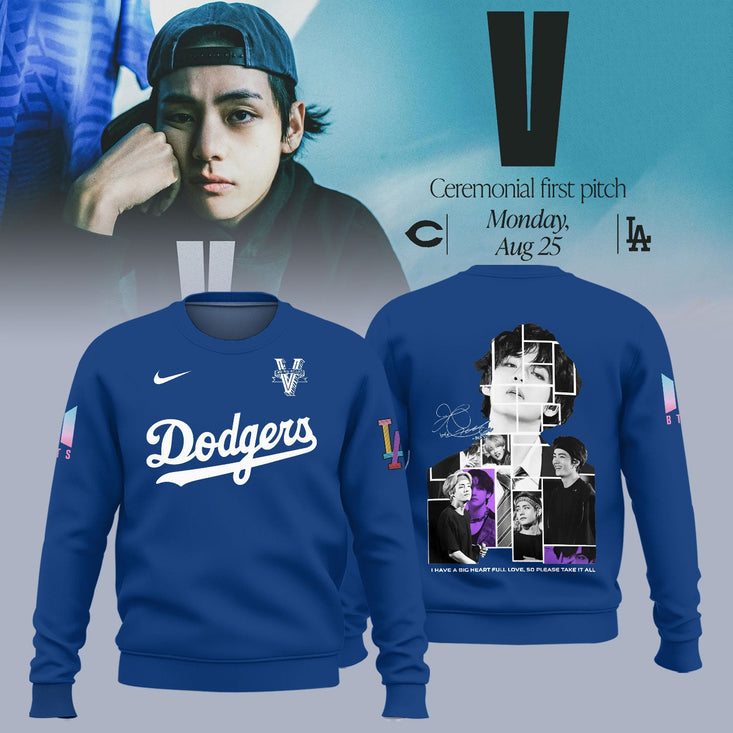 Los Angeles Dodgers X V Bts Sweatshirt