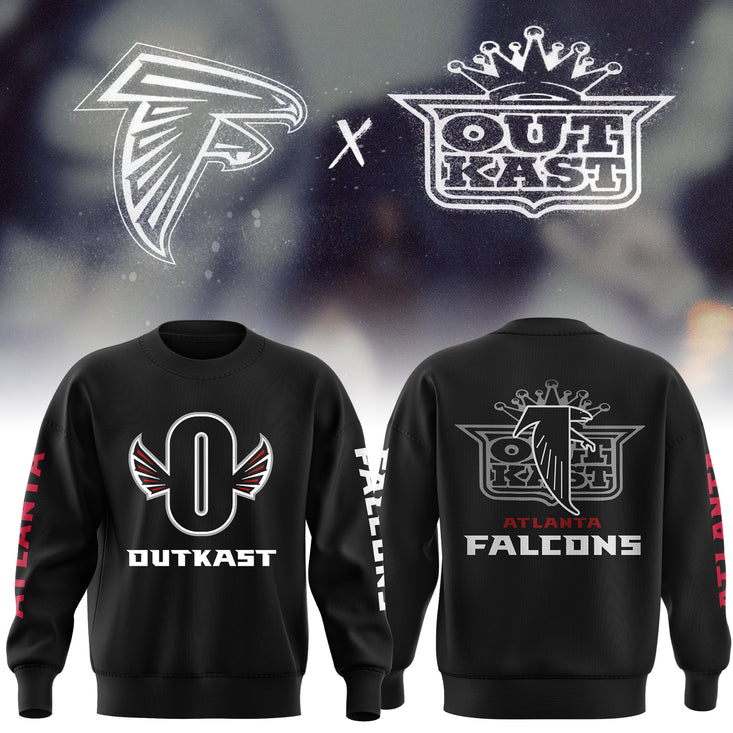 Outkast X Atlanta Falcons White Pullover Sweatshirt