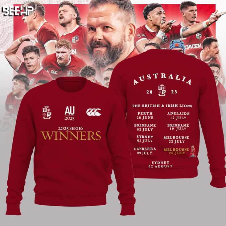 British Irish Lions  Lions Series Trophy Champion Sweatshirt