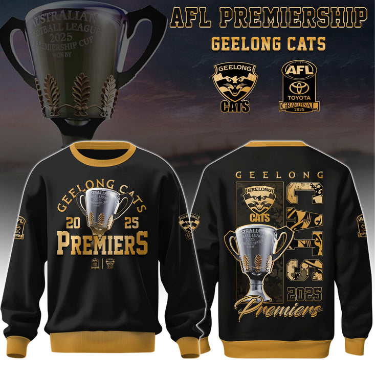 Geelong Cats Afl 2025 Champions Sweater