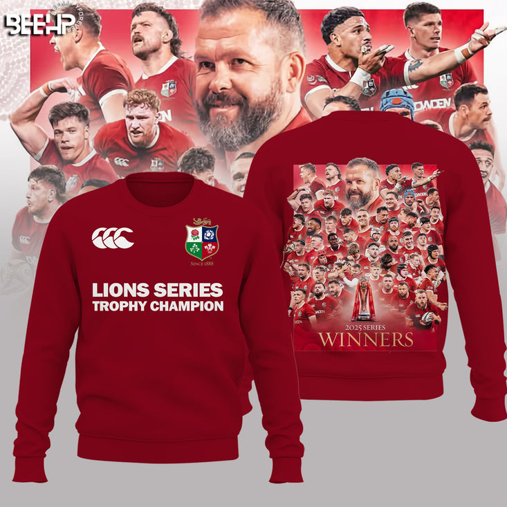 British Irish Lions  Lions Series Trophy Champion Sweatshirt