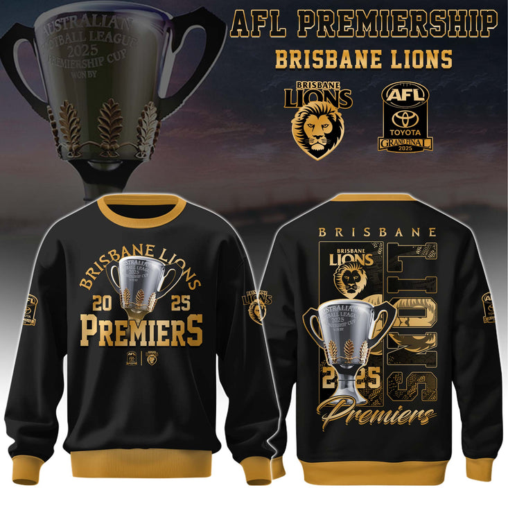 Brisbane Lions Afl 2025 Champions Sweater