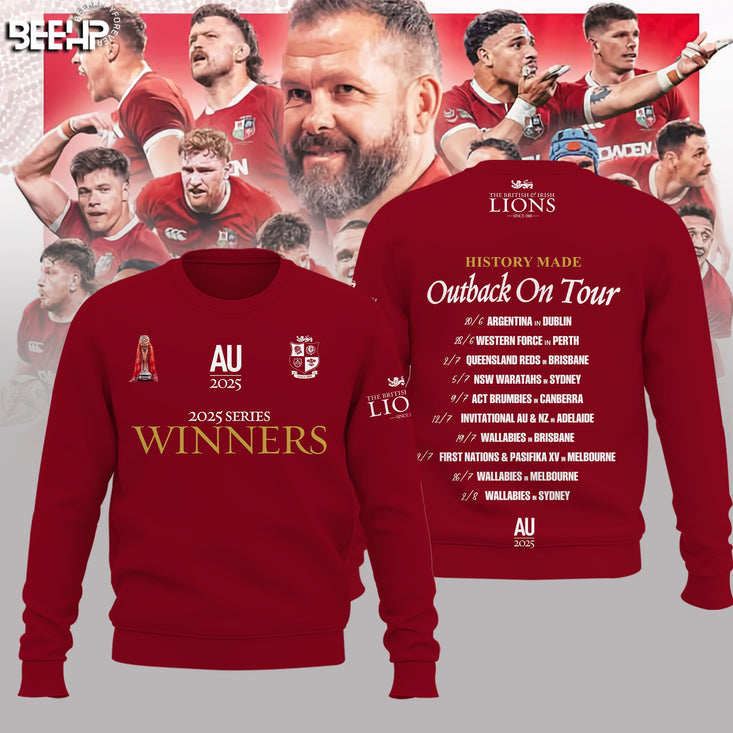 British Irish Lions  Lions Series Trophy Champion Sweatshirt
