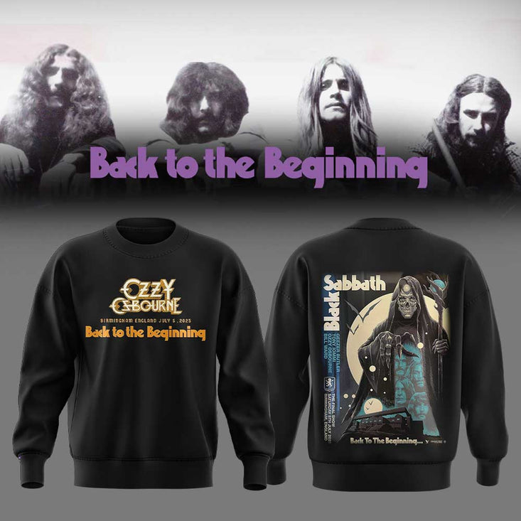 Back To The Beginning Ozzy Osbourne Black Sabbath Sweatshirt