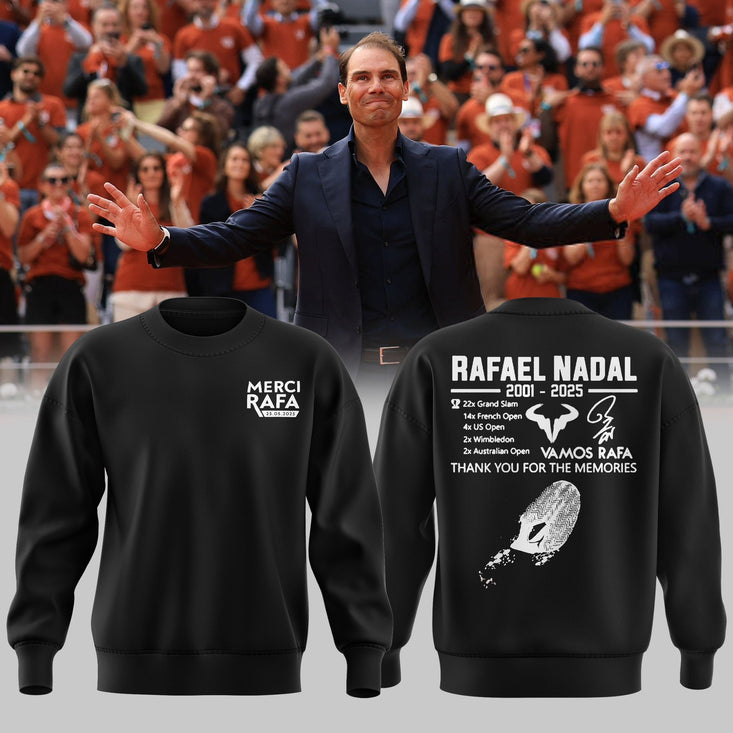 Merci Rafa At Rafael Nadal Roland Garros Tribute Swea T Shirt