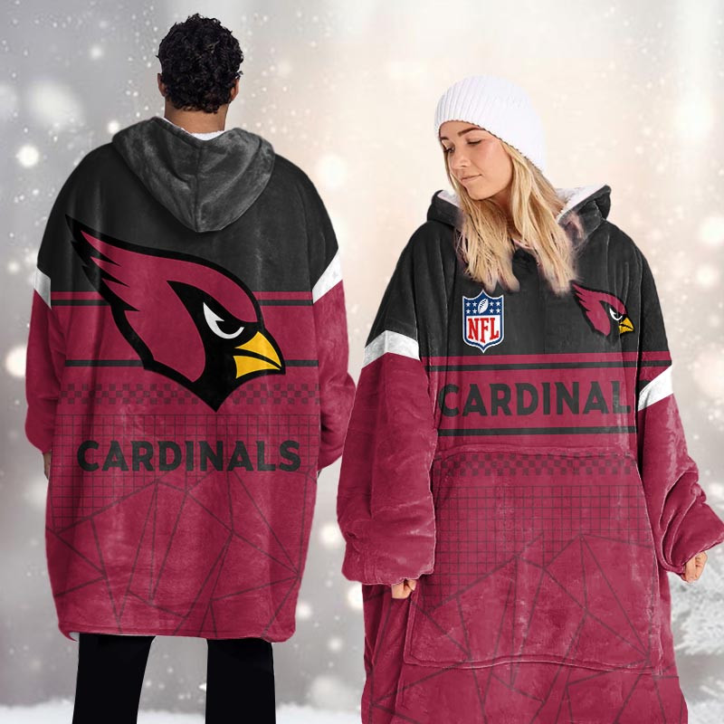 Arizona Cardinals Blanket Hoodie For Women