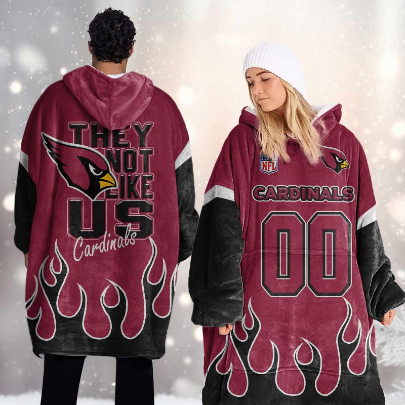 Arizona Cardinals Blanket Hoodie For Men