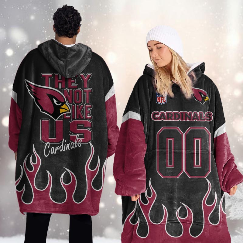 Arizona Cardinals Blanket Hoodie For Men