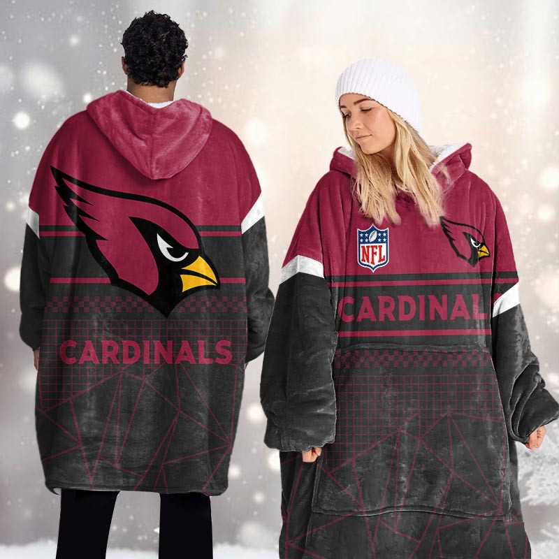 Arizona Cardinals Blanket Hoodie For Women