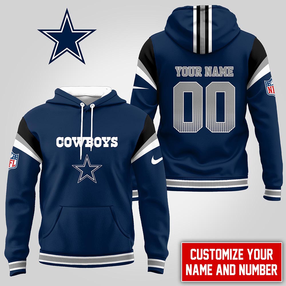 Dallas Cowboys  Premium NFL Customized Hoodie Men