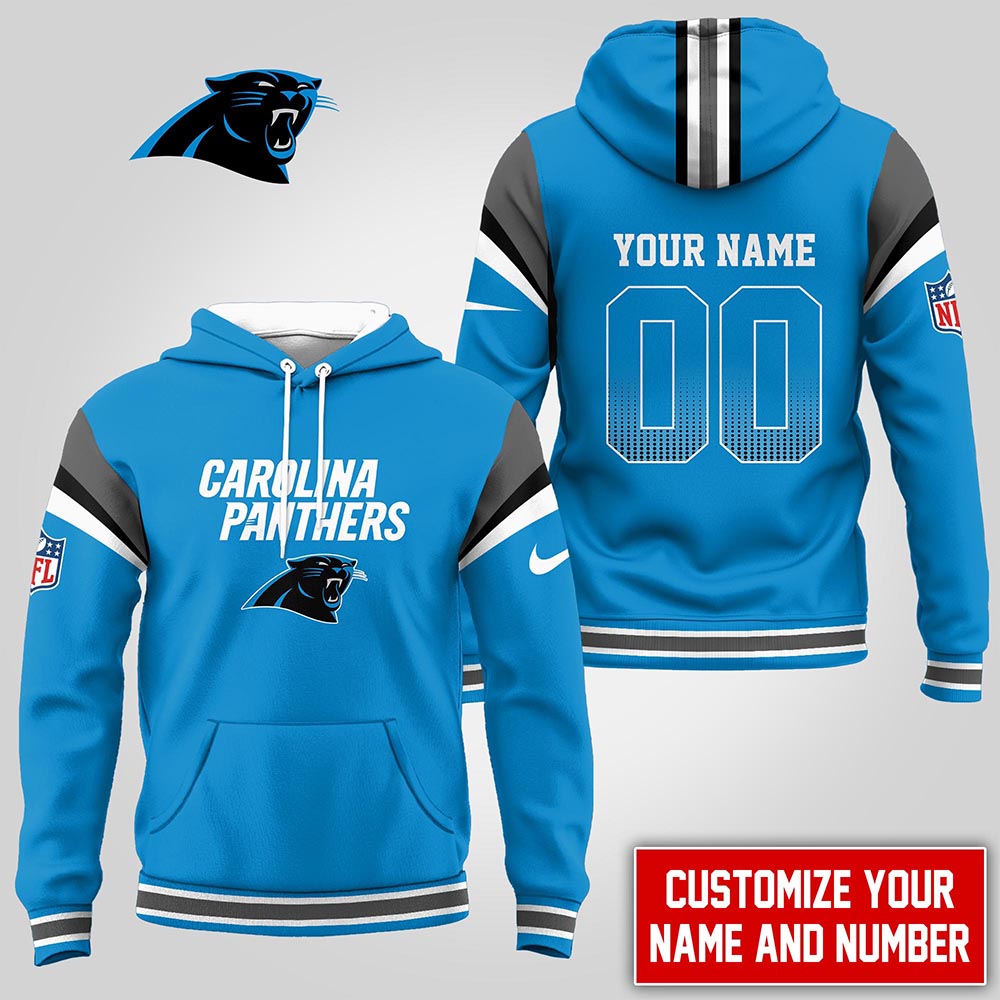 Carolina Panthers  Premium NFL Customized Hoodie Men