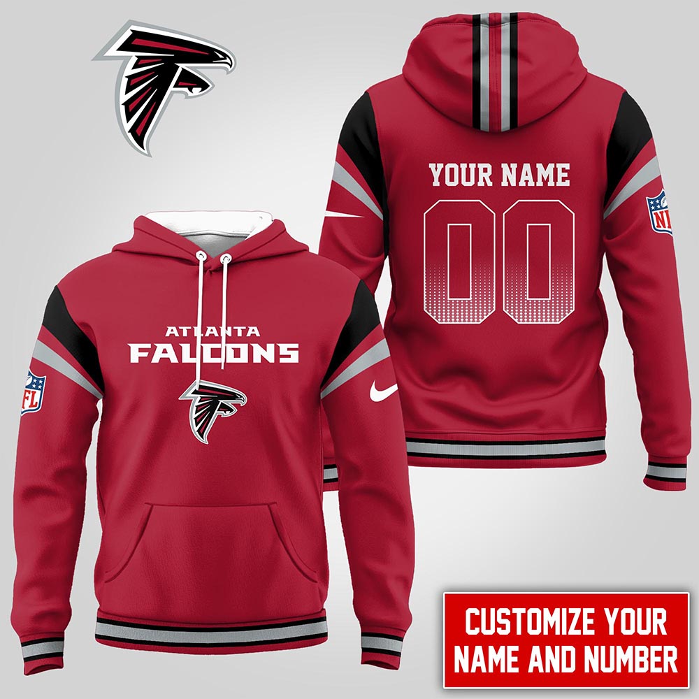 Atlanta Falcons  Premium NFL Customized Hoodie Men