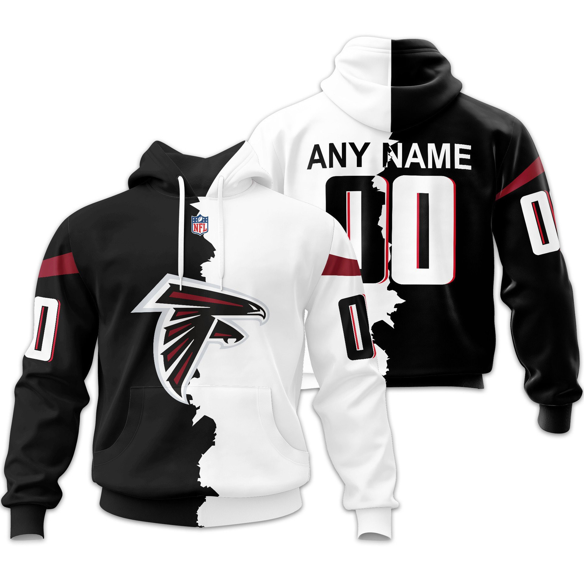 Atlanta Falcons  Home Mix Away Hoodie