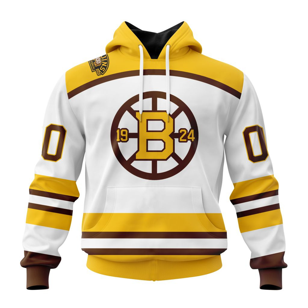Boston Bruins 2024 Centennial Concept Kits Hoodie 