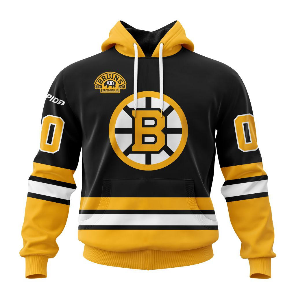 Boston Bruins Special Centennial Game Hoodie For Men