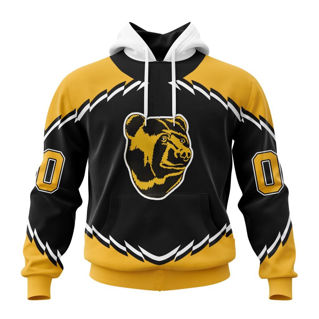 Boston Bruins Specialized Unisex Kits With Retro Concepts Hoodie 