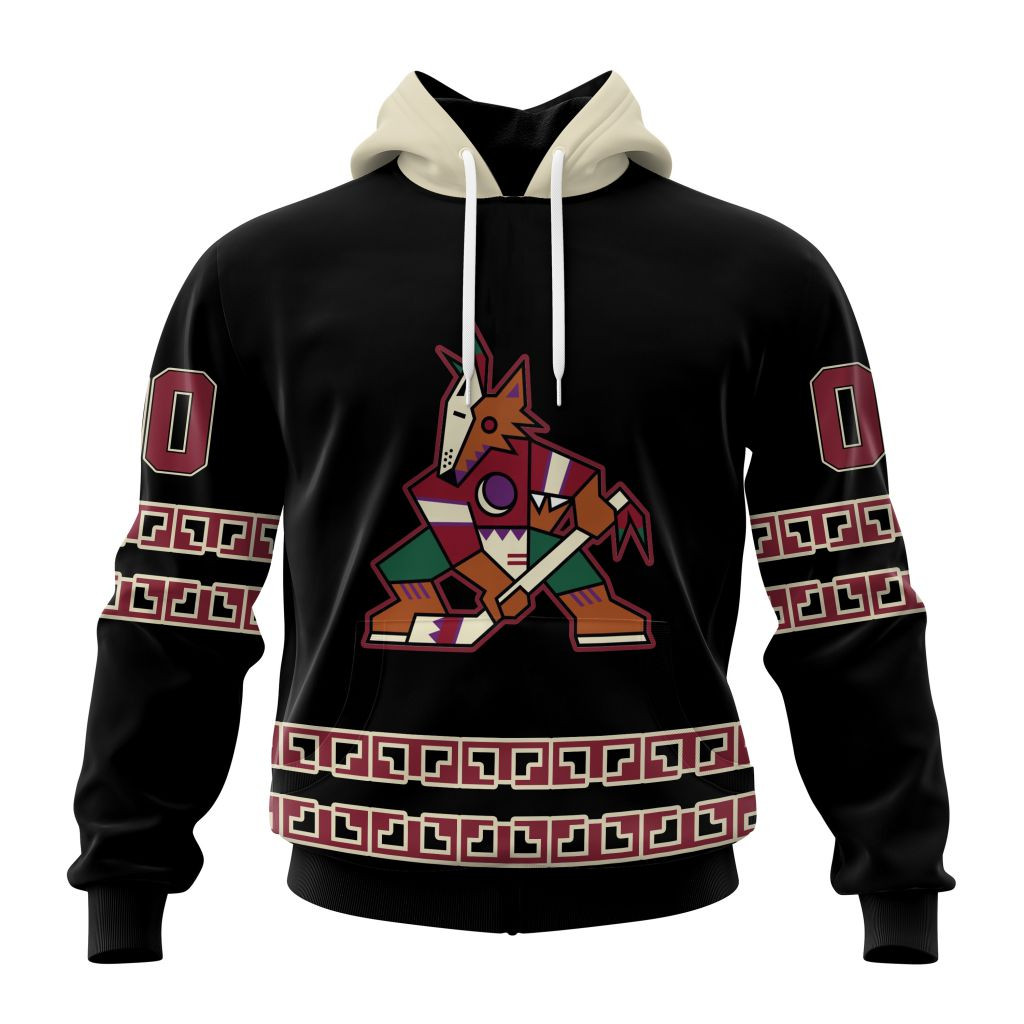 Arizona Coyotes Special Blackout Hoodie For Men