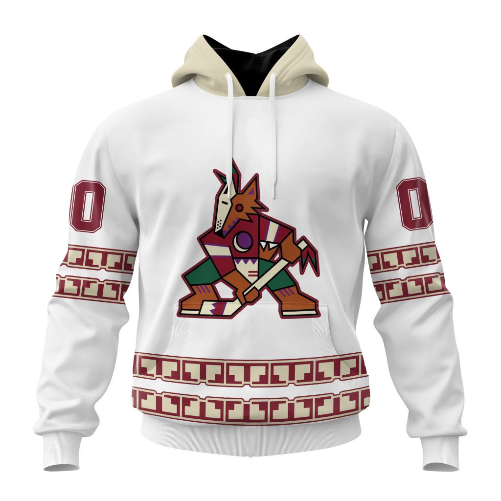 Arizona Coyotes Special Whiteout Hoodie For Men