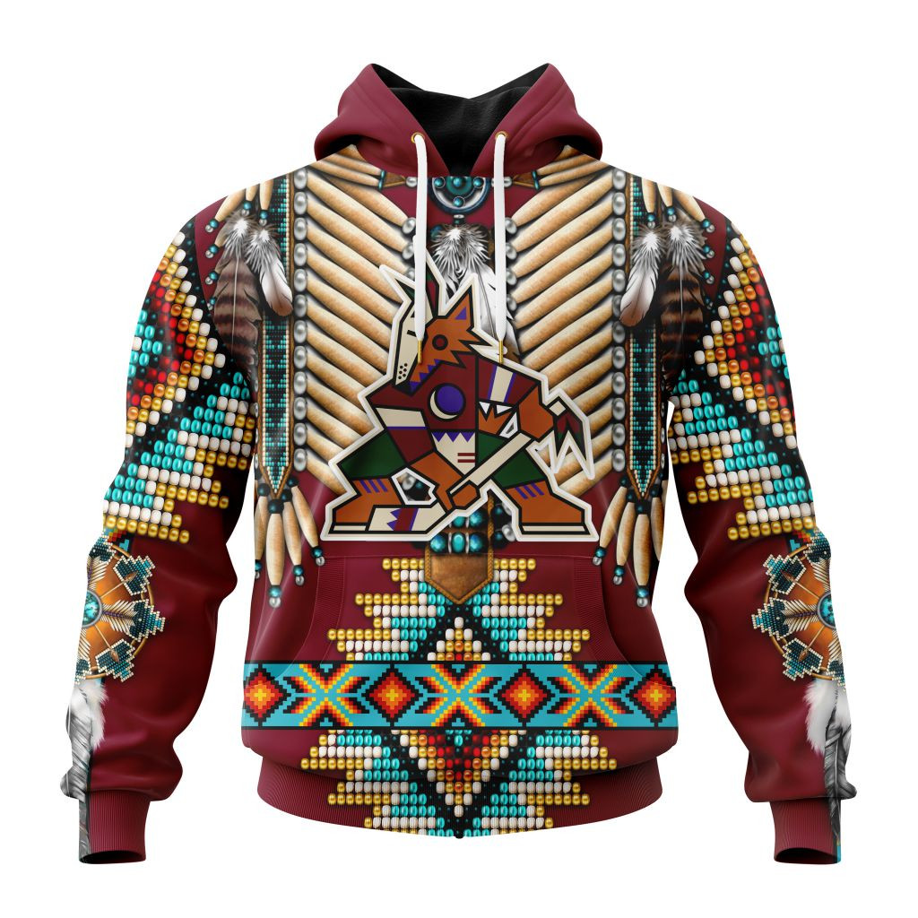 Arizona Coyotes Special Native Costume Hoodie For Men