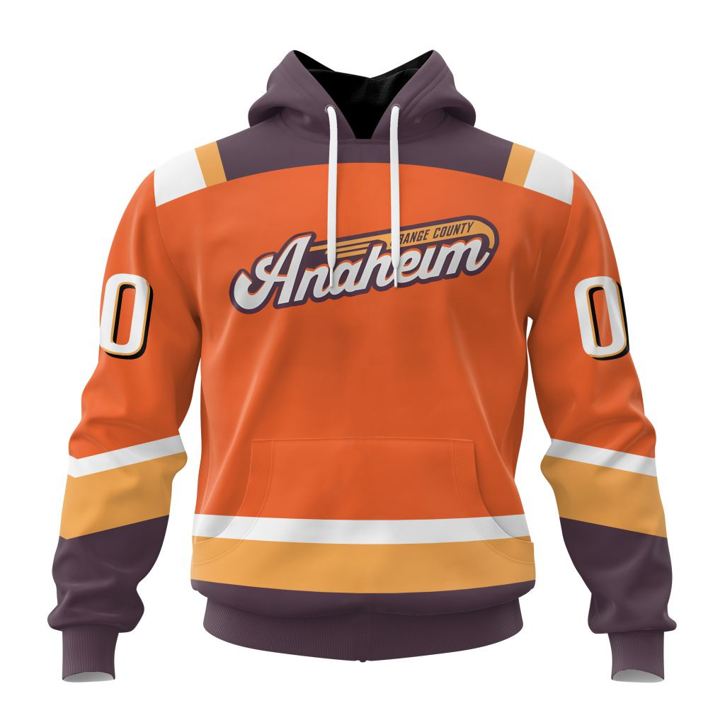 Anaheim Ducks Special Bold Hoodie For Men