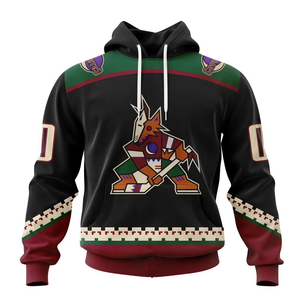 Arizona Coyotes Personalize Home Kits Hoodie 