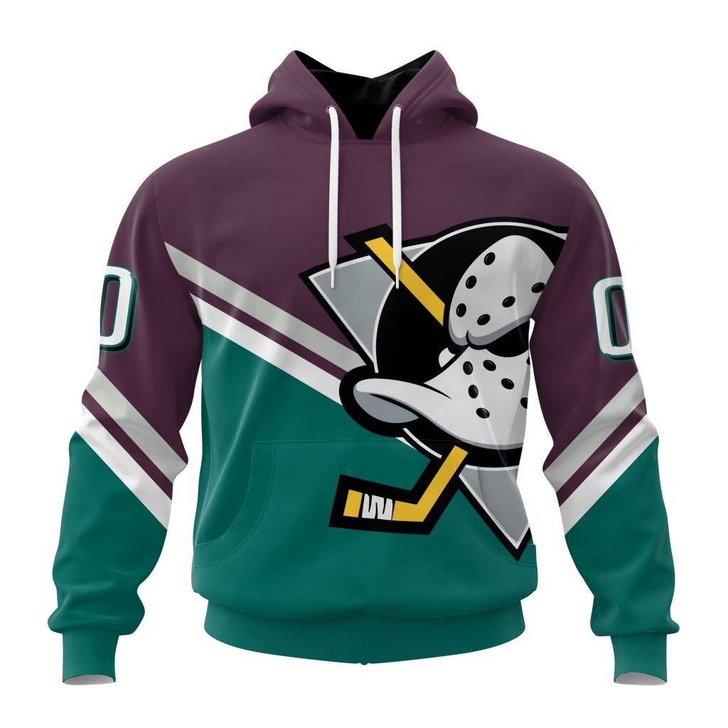 Anaheim Ducks Special Bold Hoodie For Men