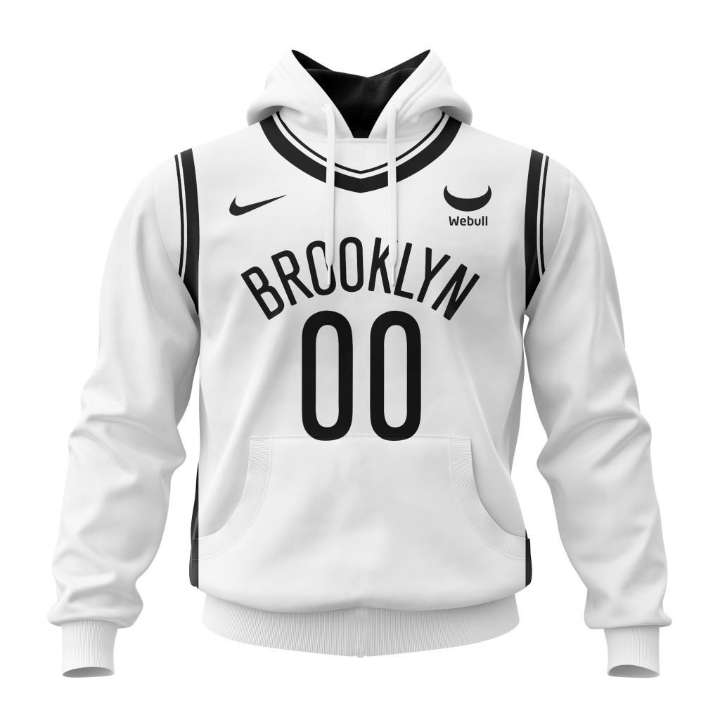 Brooklyn Nets Personalized 2025 Association Hoodie 