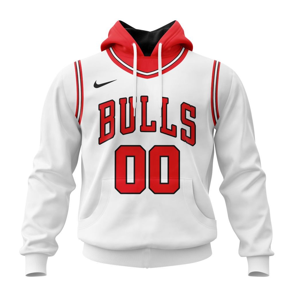Chicago Bulls Personalized 2025 Association Hoodie 