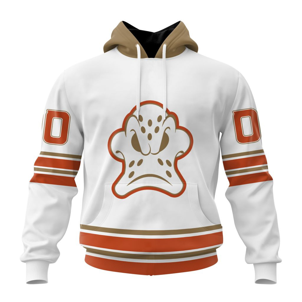 Anaheim Ducks Special Whiteout Hoodie For Men