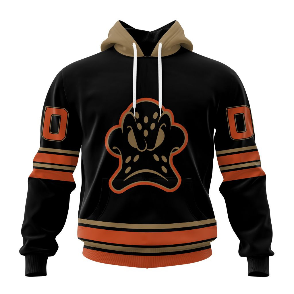 Anaheim Ducks Special Blackout Hoodie For Men