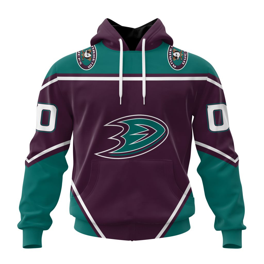 Anaheim Ducks Personalized Alternate Concepts Hoodie 