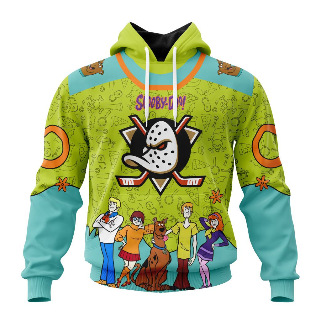 Anaheim Ducks Special Scooby Doo Hoodie For Men