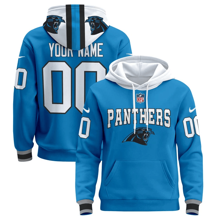 Carolina Panthers 2025 Custom Pullover Hoodie All Printed