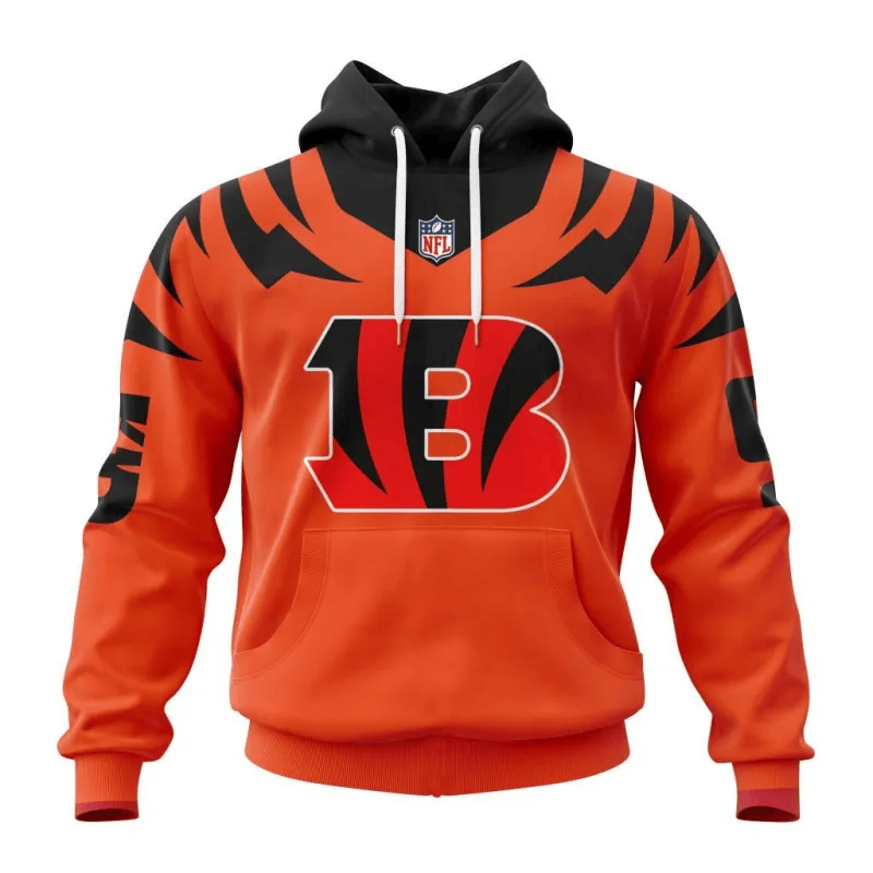 Cincinnati Bengals New Hoodie Personalized Letters