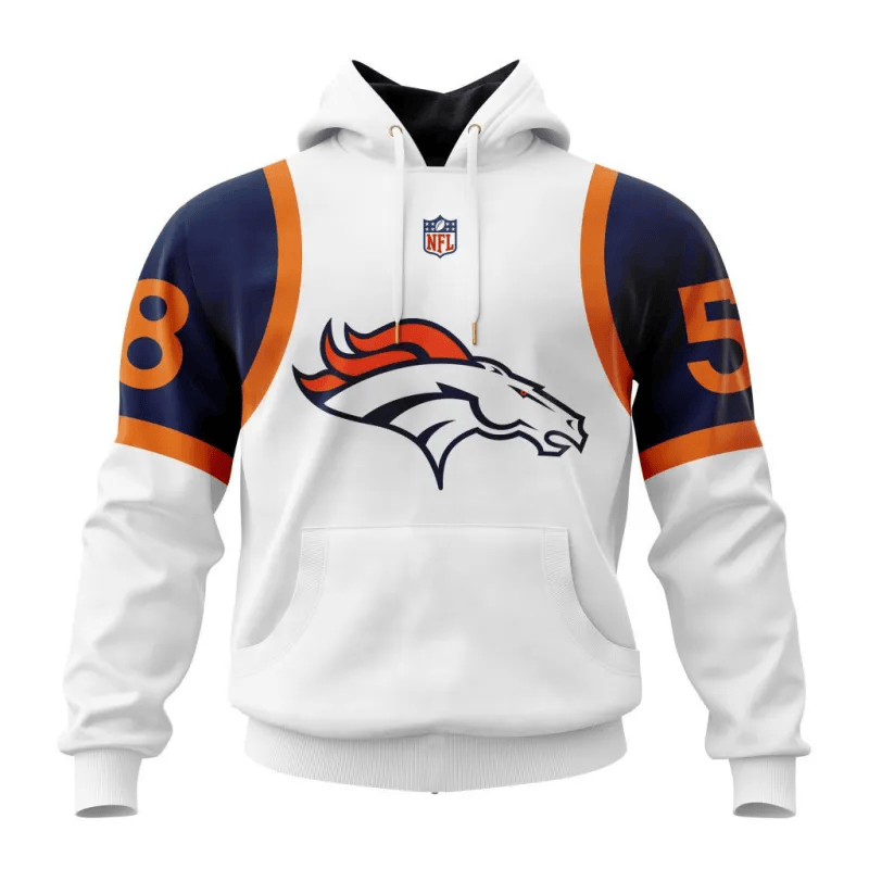 Denver Broncos New Hoodie Personalized Letters Number