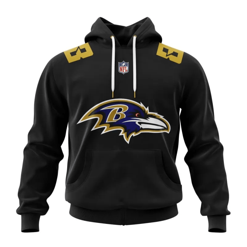 Baltimore Ravens New Hoodie Personalized Letters Number