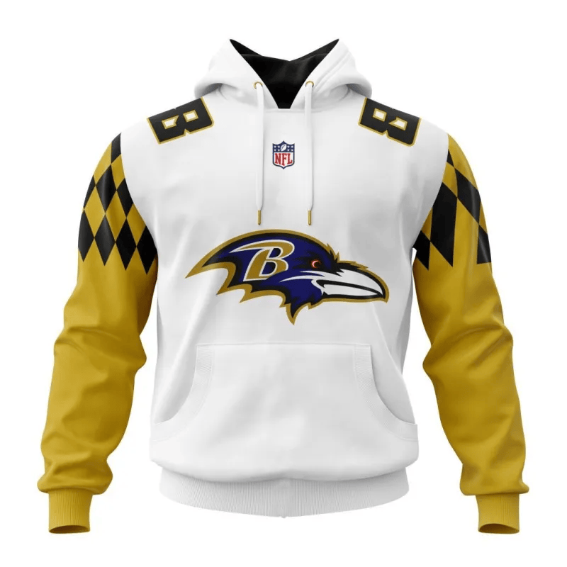 Baltimore Ravens New Hoodie Personalized Letters Number