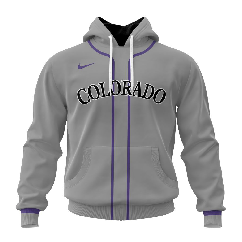 Colorado Rockies Personalized 2025 Road Kits Hoodie 