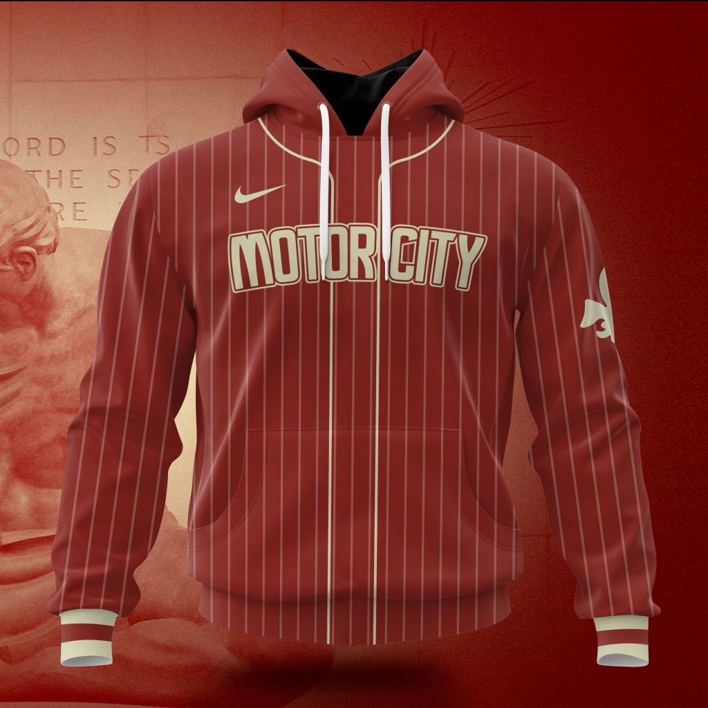 Detroit Tigers Personalized City Connect Concept Hoodie For Men