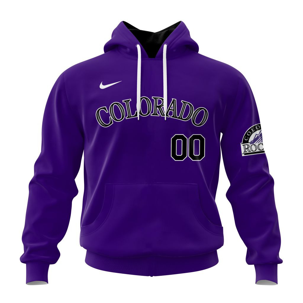 Colorado Rockies Personalized Alternate Kits Hoodie 