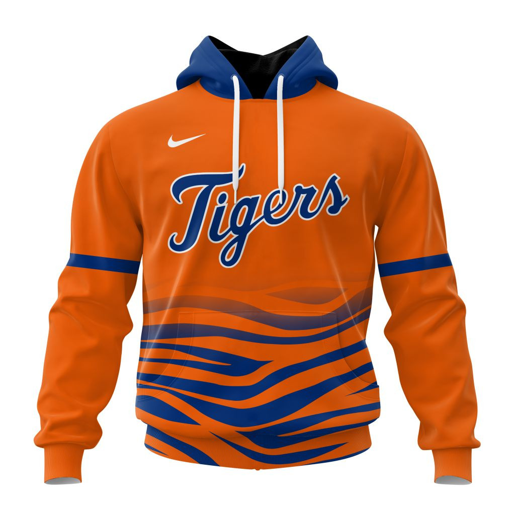 Detroit Tigers Personalized Alternate Design Concept Hoodie 