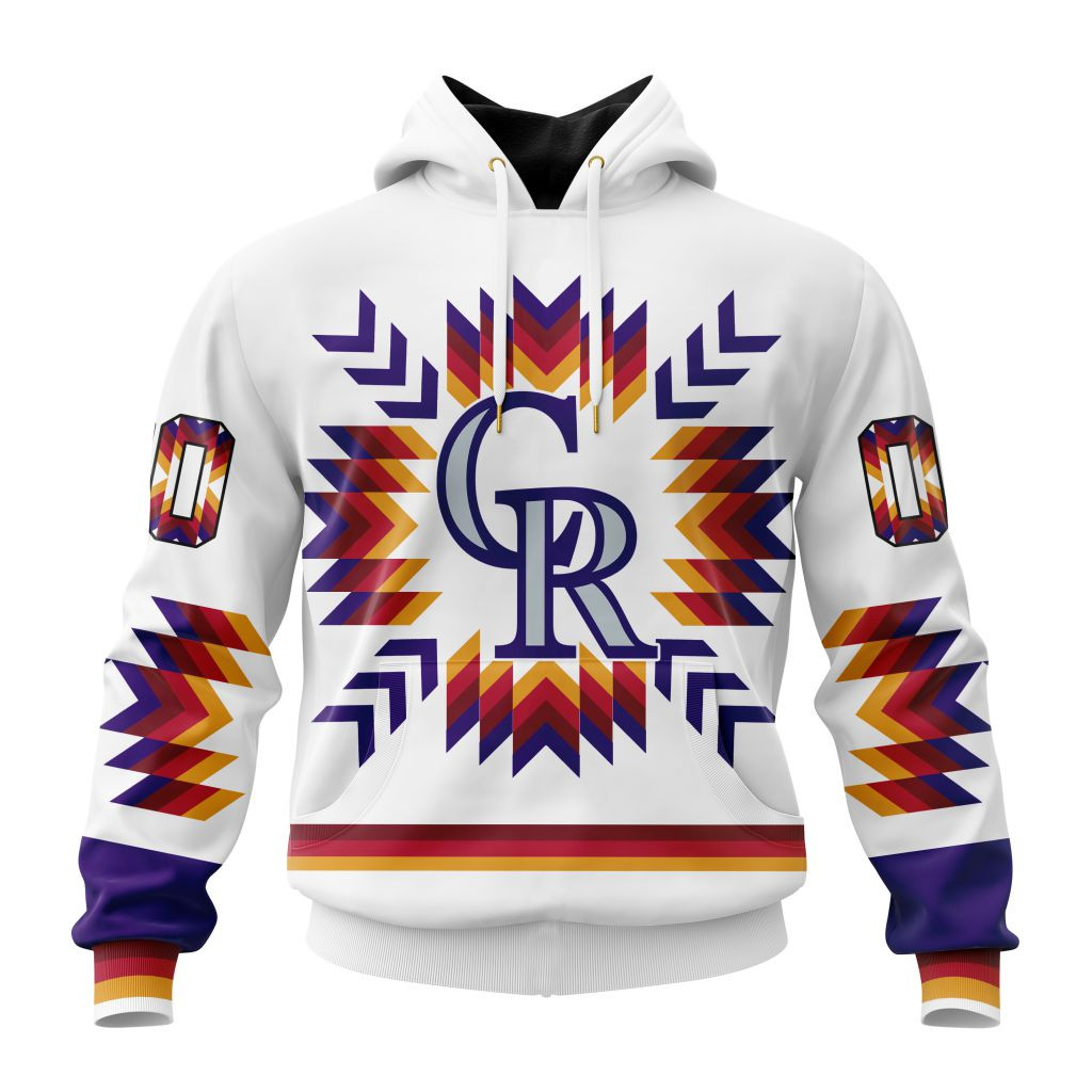 Colorado Rockies Special Native Hoodie For Men
