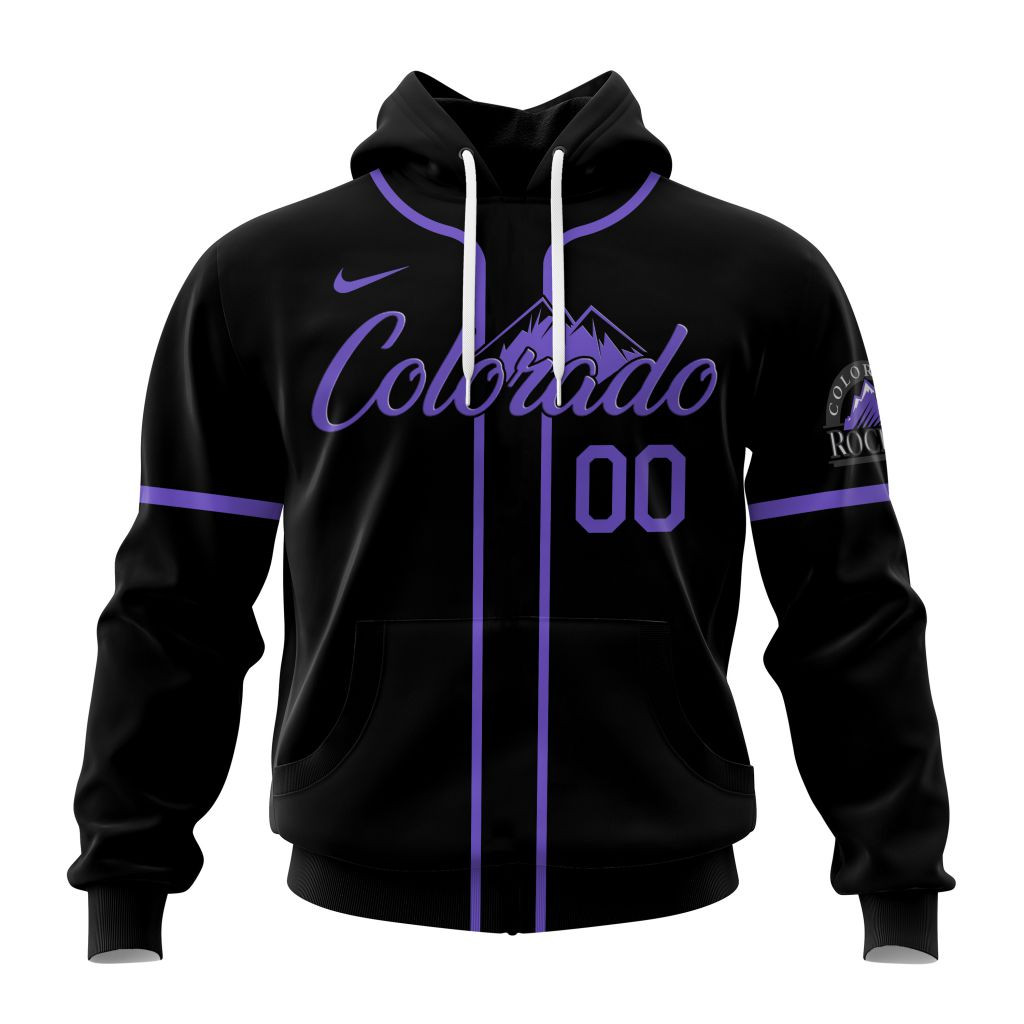 Colorado Rockies Personalized Alternate Design Concept Hoodie 