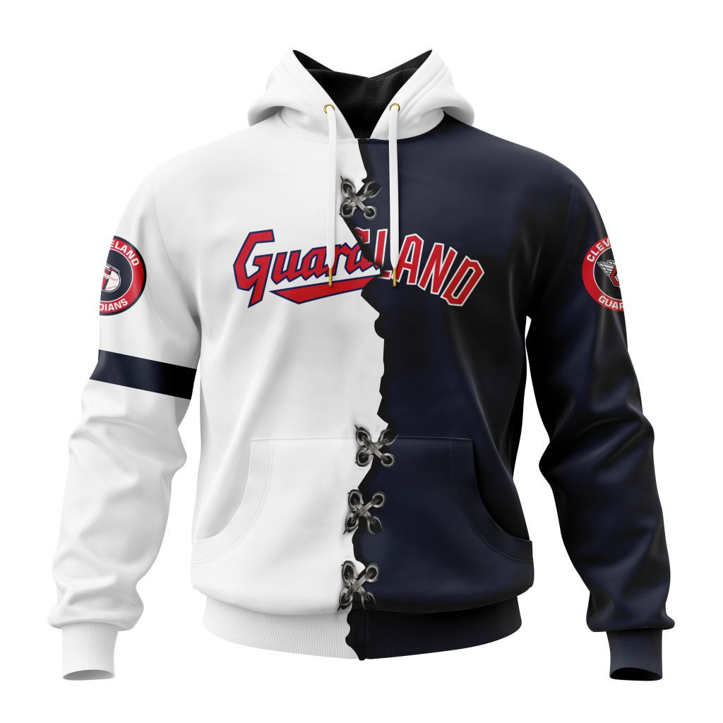 Cleveland Guardians Personalized Mix Jersey Hoodie For Men