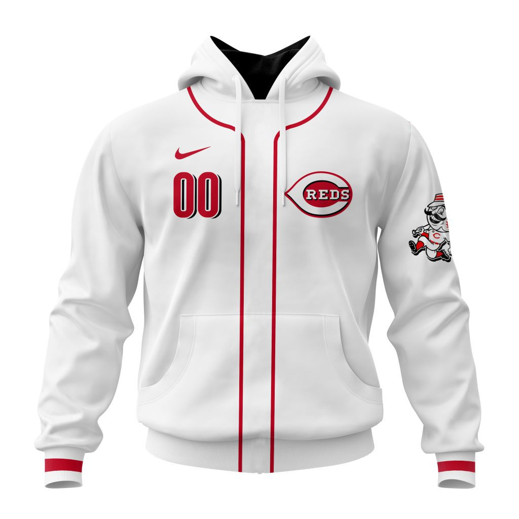 Cincinnati Reds Personalized 2025 Home Kits Hoodie 