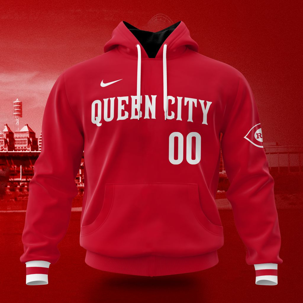 Cincinnati Reds Personalized City Connect Concept Hoodie For Men