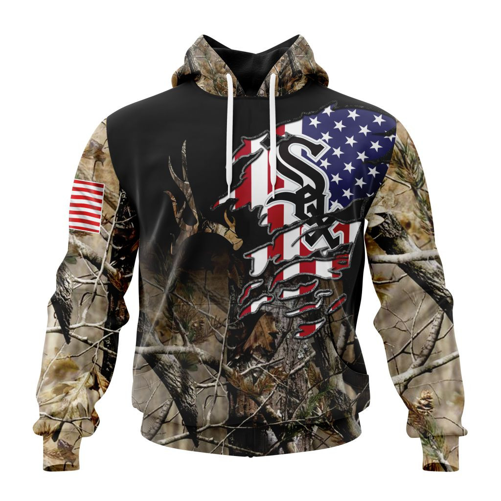 Chicago White Sox Special Camo Realtree Hunting Hoodie 