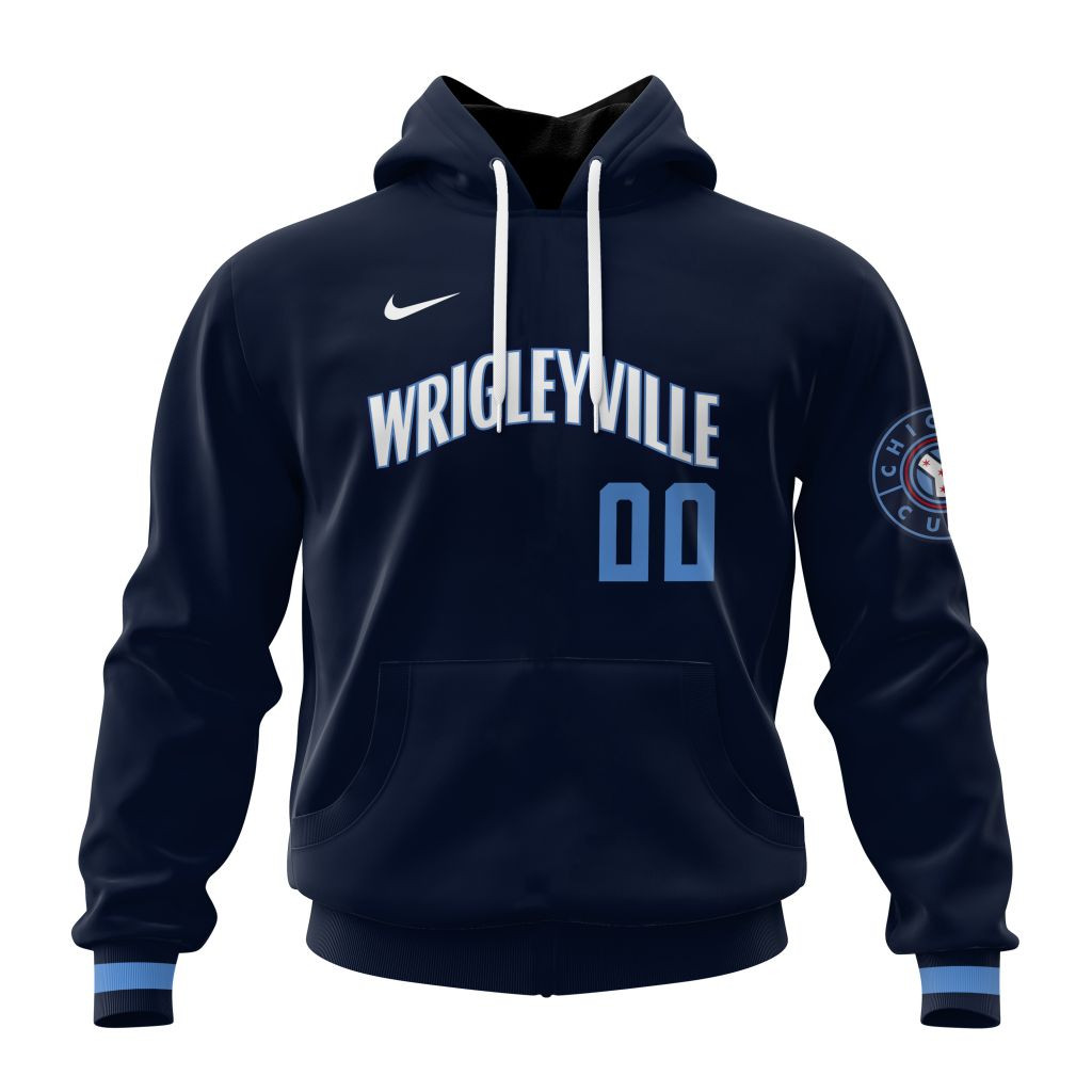 Chicago Cubs Personalized 2025 City Connect Hoodie For Men